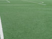 Prato sintetico applicato su campo da calcio